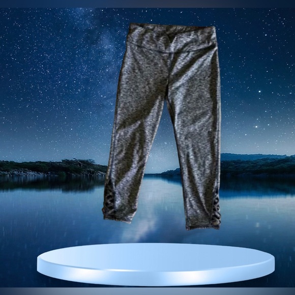 Everlast sport Capri pants gray polyester and spandex size M - Picture 2 of 12